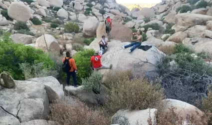 Migrantes extranjero extraviados en La Rumorosa