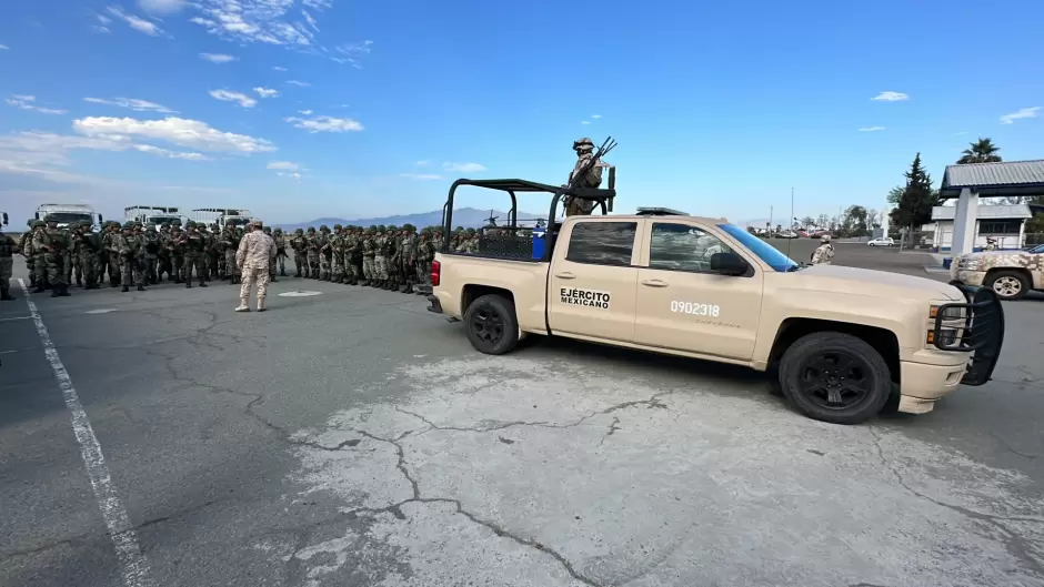 Elementos de Fuerzas Especiales del Ejrcito Mexicano