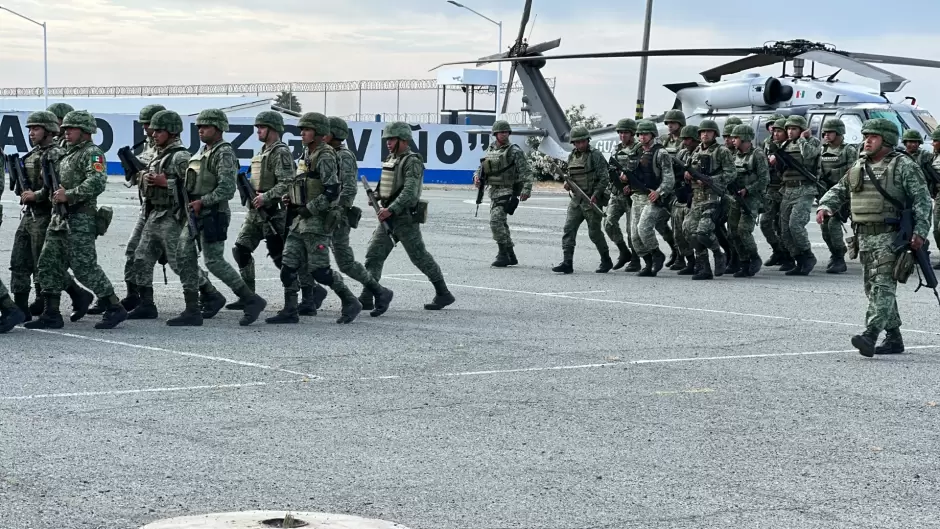 Elementos de Fuerzas Especiales del Ejrcito Mexicano