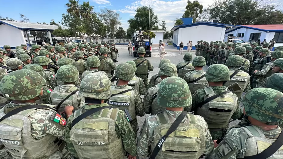 Elementos de Fuerzas Especiales del Ejrcito Mexicano