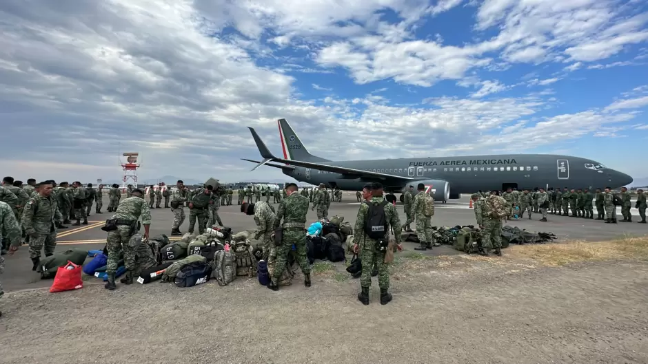 Elementos de Fuerzas Especiales del Ejrcito Mexicano