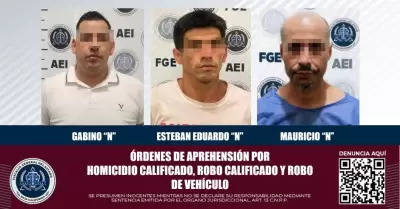 3 prfugos de la justicia