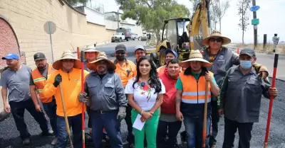 Programa de bacheo en las nueve delegaciones de la ciudad