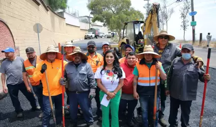 Programa de bacheo en las nueve delegaciones de la ciudad