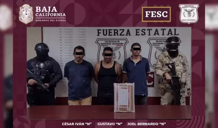 Detenidos con arma