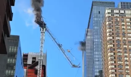 Colapso de gra en edificio de Manhattan en Nueva York