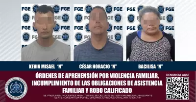 3 sujetos detenidos por varios delitos