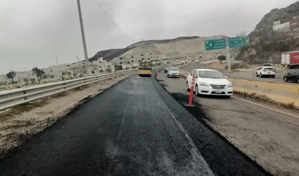 Trabajos de rehabilitacin de vialidades en Playas de Tijuana