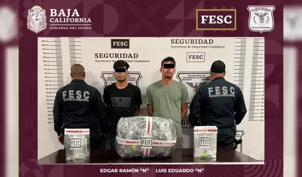 Detenidos con derivados de marihuana y cigarros electrnicos