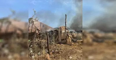 Incendio consume siete casas en Nido de las �guilas