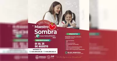 Abierta la convocatoria para el 6to. Taller Maestro Sombra en DIF Ensenada