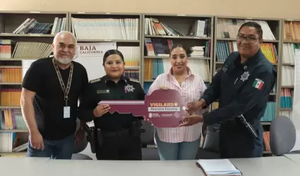 Resguardo de planteles con apoyo de seguridad pblica