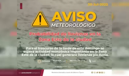 Aviso de Proteccin Civil