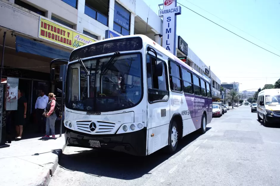 Ruta de transporte pblico "Violeta" en Mexicali