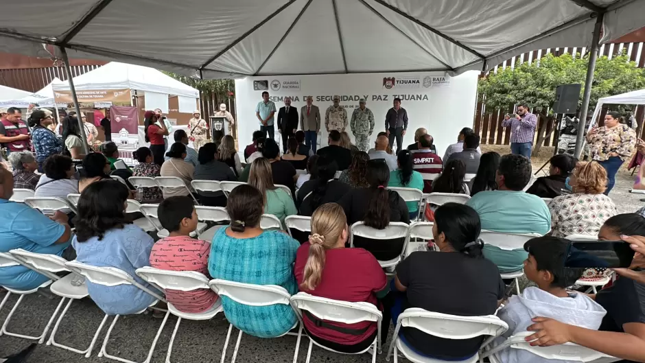 Semana de la seguridad y la paz en la colonia Libertad