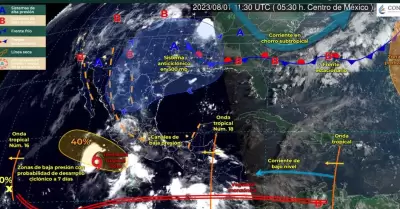 Pronstico meteorolgico para el 1 de agosto de 2023