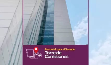 Senado socializa espacios y trabajo de la Torre de Comisiones