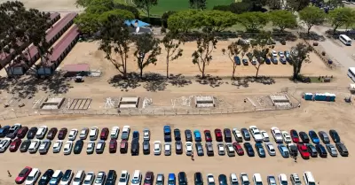 El estacionamiento fuera del sitio de la Feria del Condado de San Diego