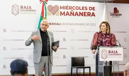 Hacienda de Baja California, Marco Moreno Mex�a y Marina del Pilar, gobernadora 