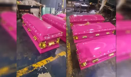 Funeraria crea atades con temtica de Barbie