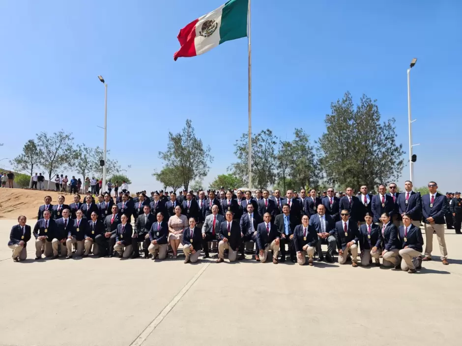 Ceremonia de graducacin de nuevos policas