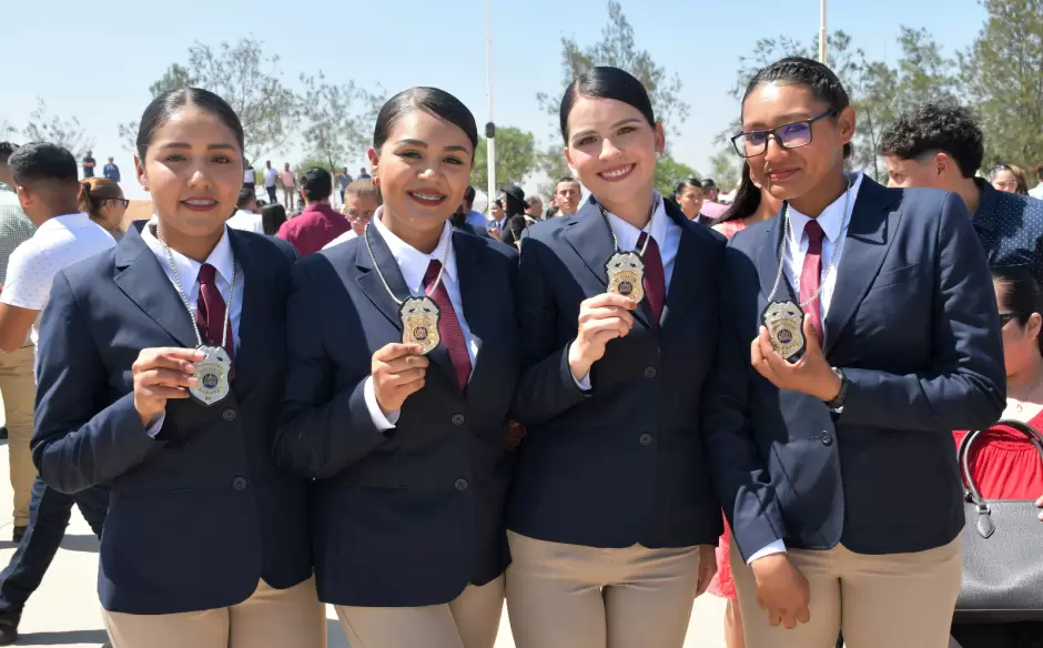 Ceremonia de graducacin de nuevos policas