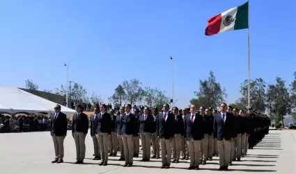 Ceremonia de graducacin de nuevos policas