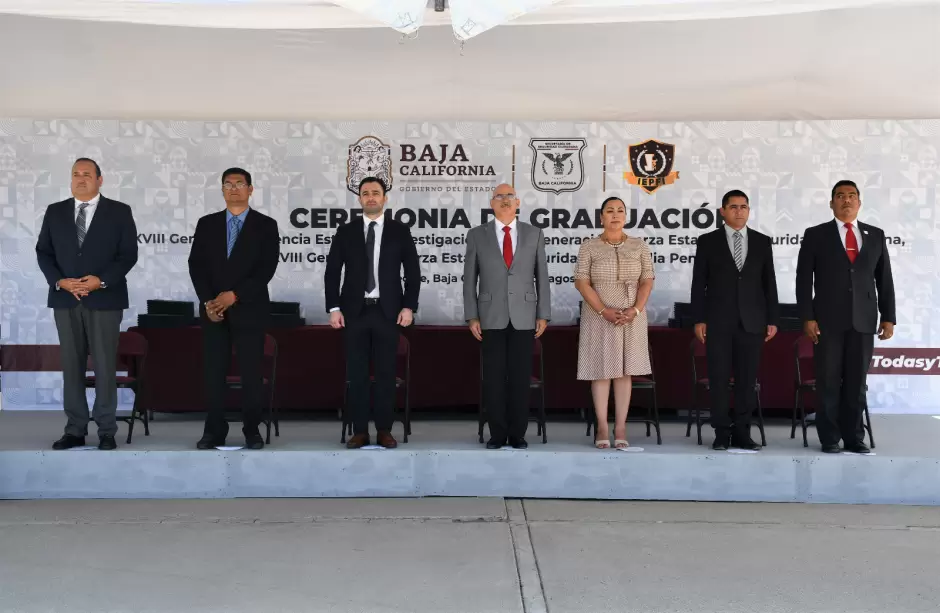 Ceremonia de graducacin de nuevos policas