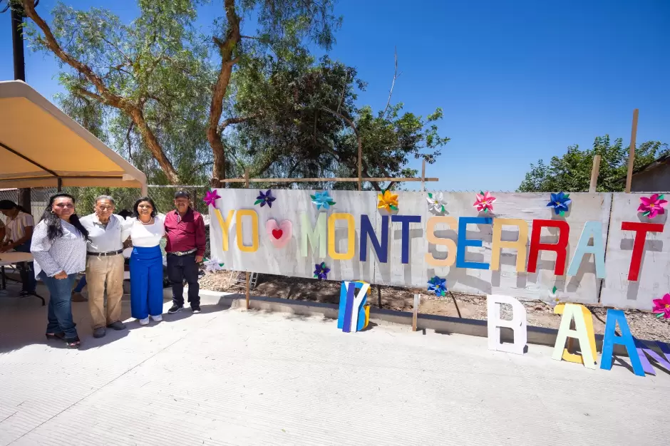 Inauguracin de obra de pavimentacin en colonia Mirador Capistrano