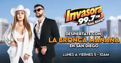 Llega a San Diego nuevo show de radio "La Bronca Maana" por La Invasora