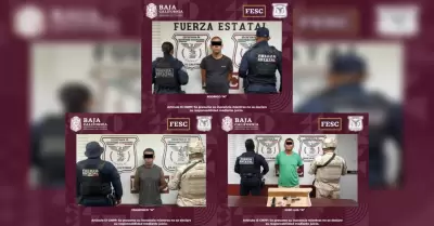 3 hombres armados en Mexicali