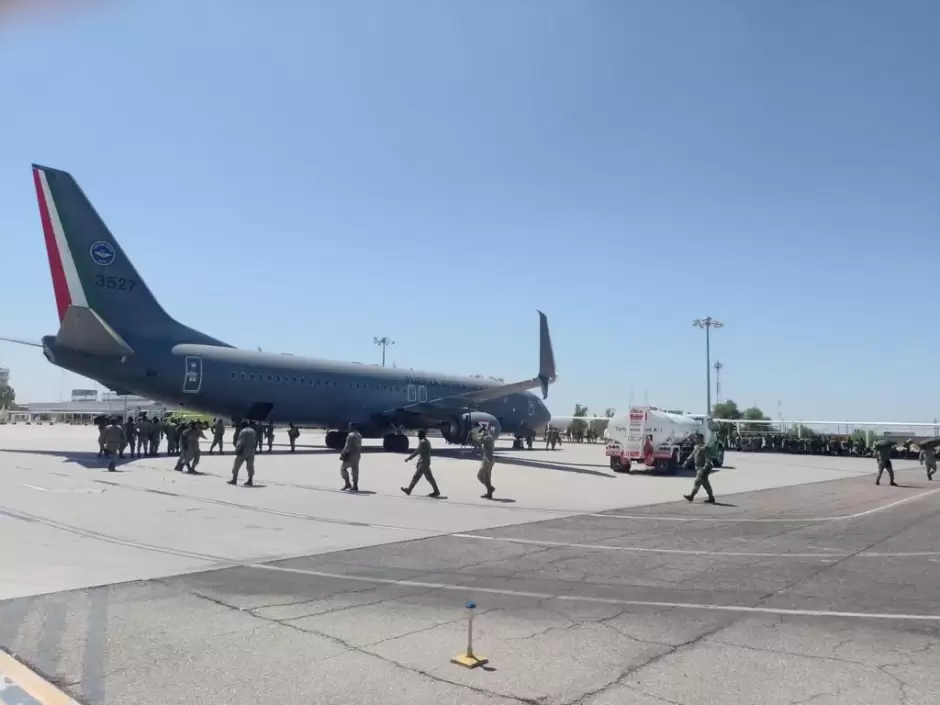 Arriba personal militar a Mexicali para fortalecer la estrategia de seguridad