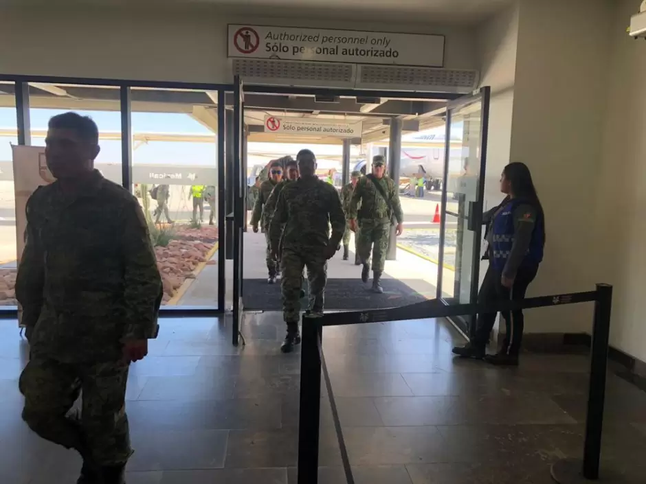 Arriba personal militar a Mexicali para fortalecer la estrategia de seguridad