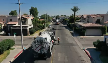 Jornada de desazolve en fraccionamiento Montecarlo para eficientizar el sistema 