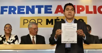 Jorge Luis Preciado en su registro ante el FAM