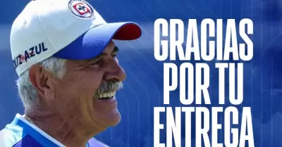 Cruz Azul despide al "Tuca" Ferreti