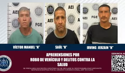 Detenidos por diversos delitos