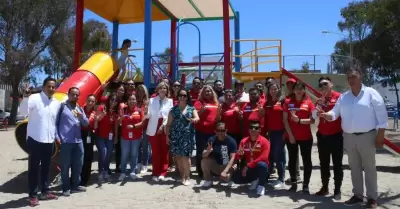 Inauguran �rea infantil y canchas en parque lineal de Rosarito