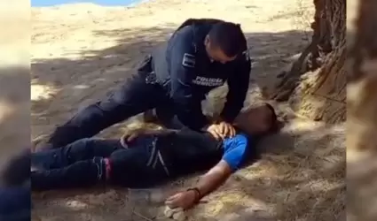 Hombre inconsciente por golpe de calor