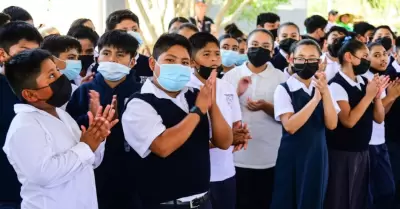 Alumnos de escuelas municipales