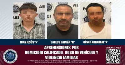 3 detenidos por distintos delitos