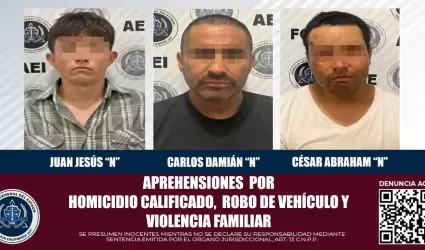 3 detenidos por distintos delitos