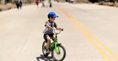 Obra de pavimentacin en La Presa Este