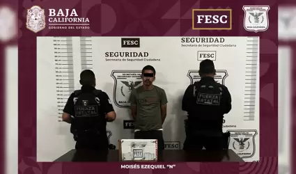 Detenido con arma de fuego