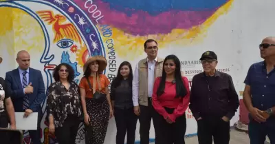 Inauguran mural