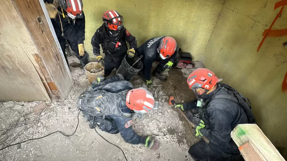 Simulacro binacional de sismo de 7.2