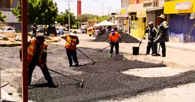 Beneficia bacheo en Real de San Francisco a 20 mil tijuanenses