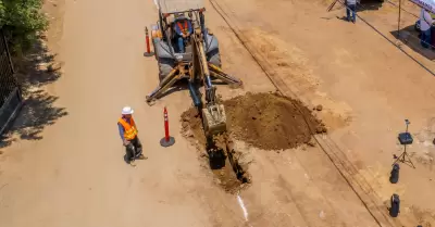 Construccin de red de alcantarillado sanitario