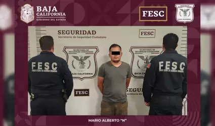 Detenido con arma de fuego