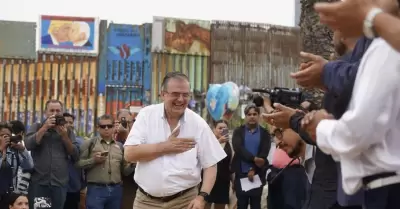 Marcelo Ebrard en Tijuana